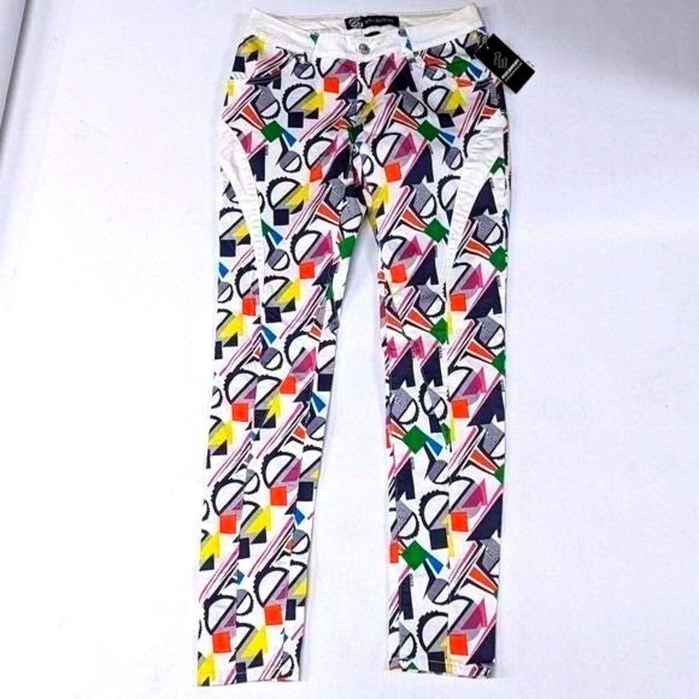 Y2K Streetwear Rocawear Geometric Print Retro Hip Hop Pants NWT Size 9